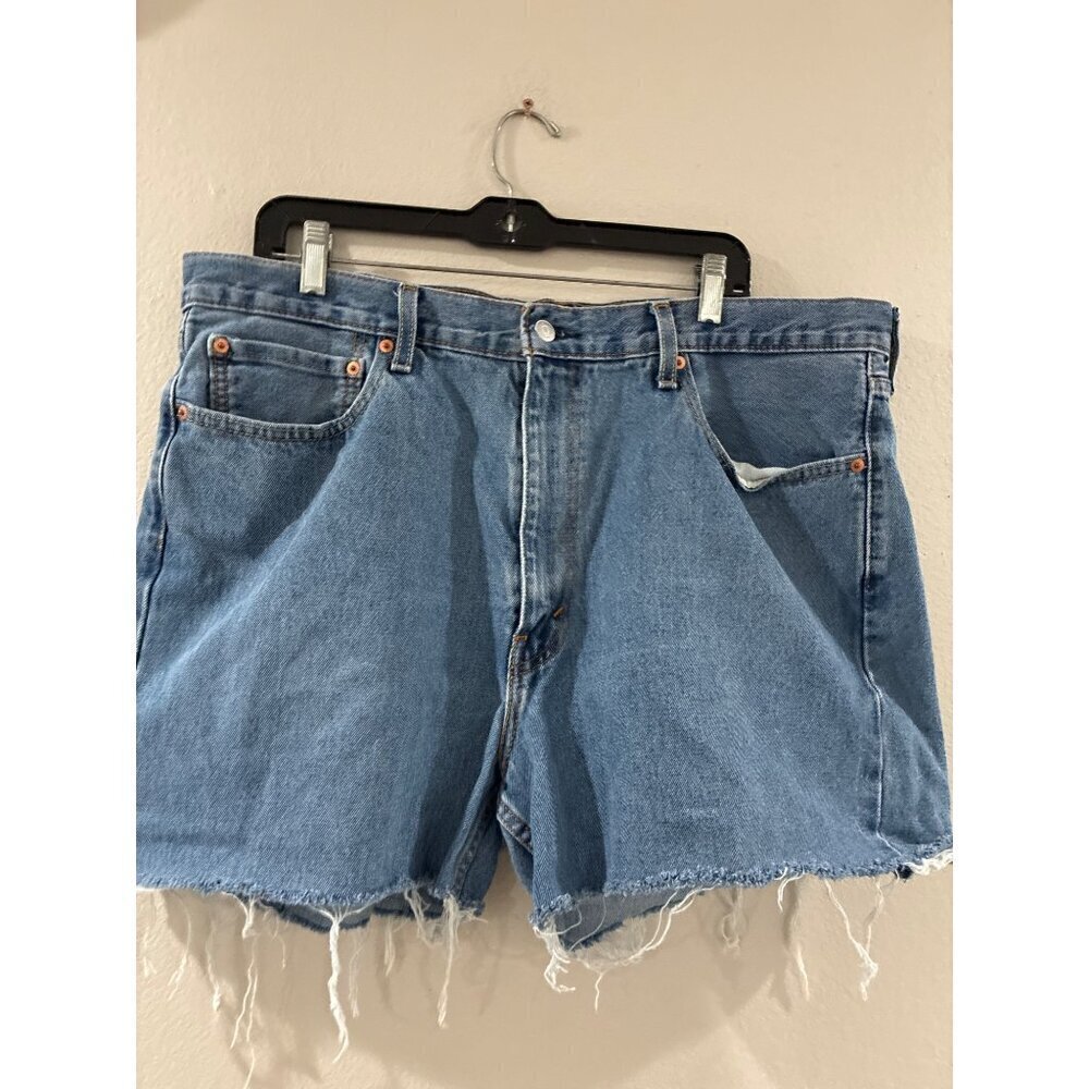 Levi's 550 Shorts Womens Jeans Cut Off Denim size W 40 Relaxed fit 90's casual